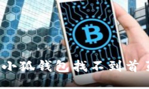 ```xml
如何解决小狐钱包找不到首页的问题？