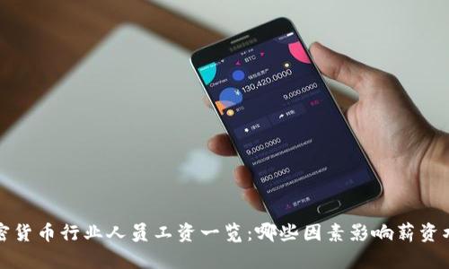  加密货币行业人员工资一览：哪些因素影响薪资水平？
