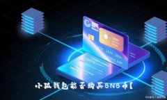 小狐钱包能否购买BNB币？